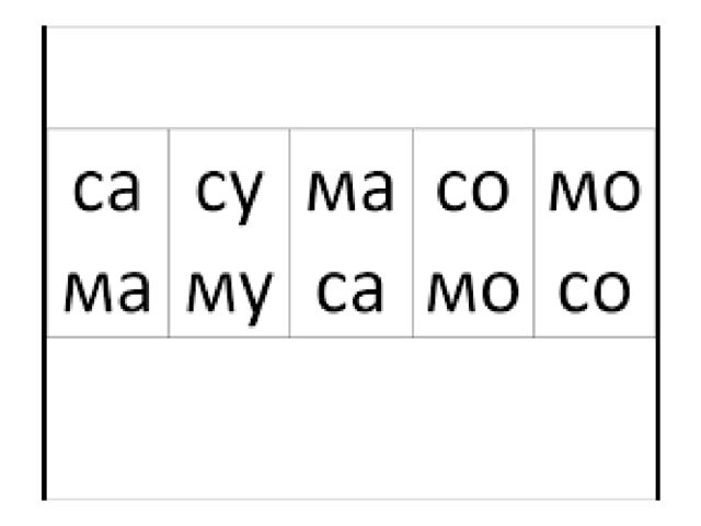 Читаем слоги ма мо му ам ом ум задания в картинках