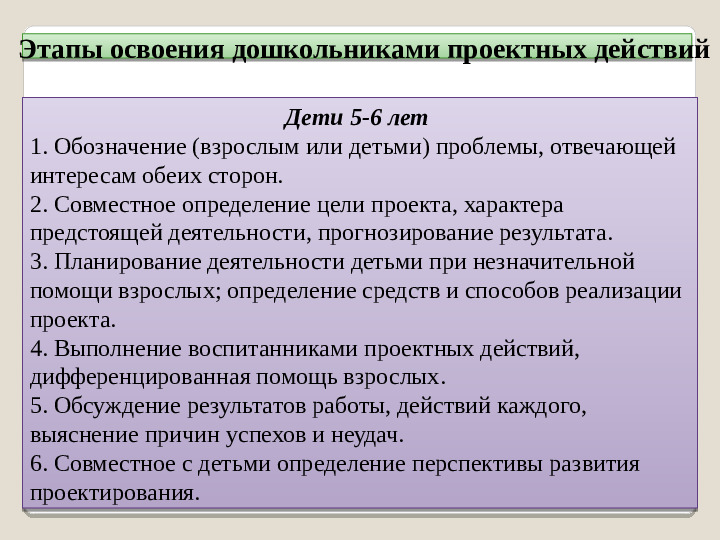 Презентация "Организация детской проектной деятельности в условиях ДОО"