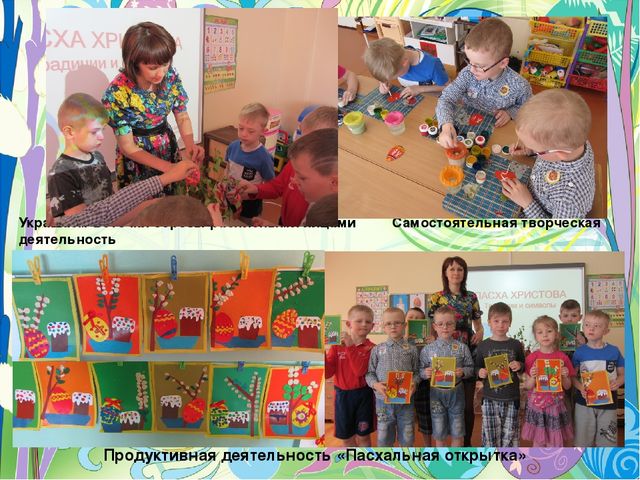 Презентация к конспекту интегрированной НОД по духовно-нравственному воспитанию в группе детей старшего дошкольного возраста с 6 до 7 лет «Пасхальная радость»