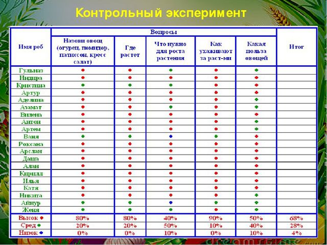 Проект на тему: " Огород на подоконнике"