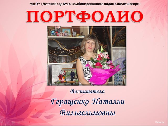 Презентация на тему "Мое портфолио"