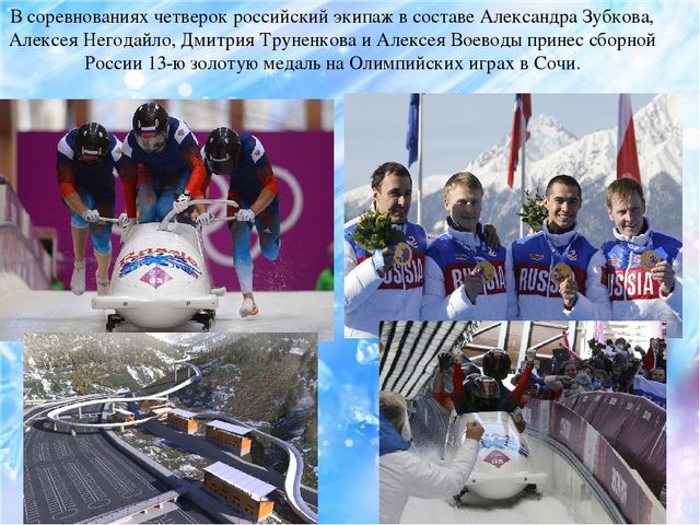 Презентация по ознакомлению детей с зимними видами спорта "Зимние виды спорта"