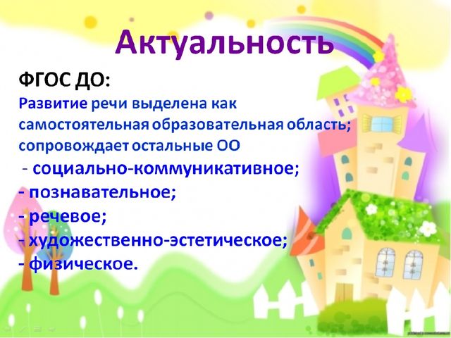 Презентация проекта по развитию речи для младших дошкольников "Кубигород"