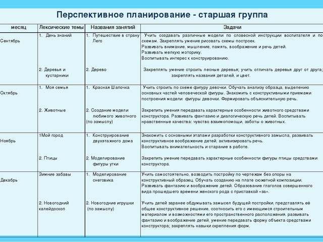 Проект в старшей группе по легоконструированию