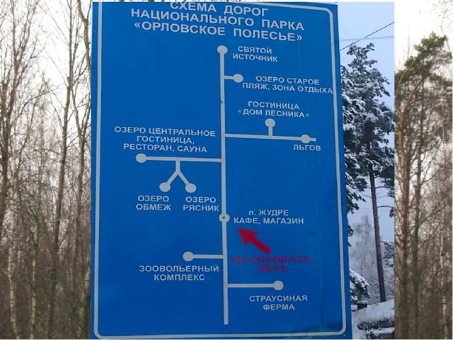 Презентация к конспекту занятия "Путешествие в Орловское полесье"