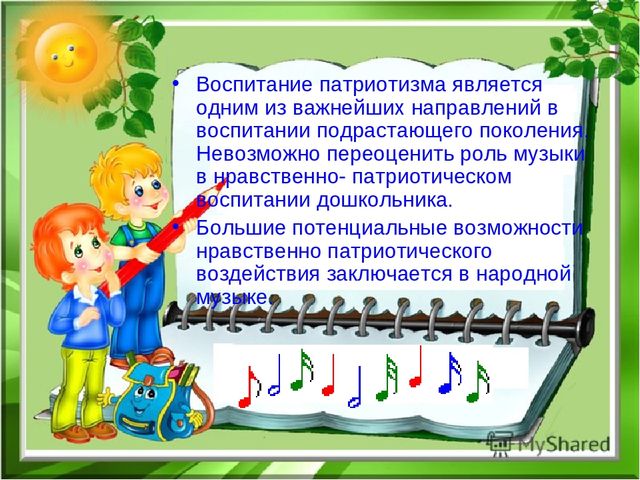Презентация "Воспитание нравственно-патриотических чувств к Малой Родине - средствами музыки"