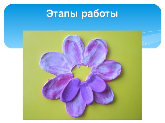 Презентация по предмету "Умелые ручки" в школе будущего первоклассника по теме: "«Пластилиновая живопись. Изделие « Цветочек».