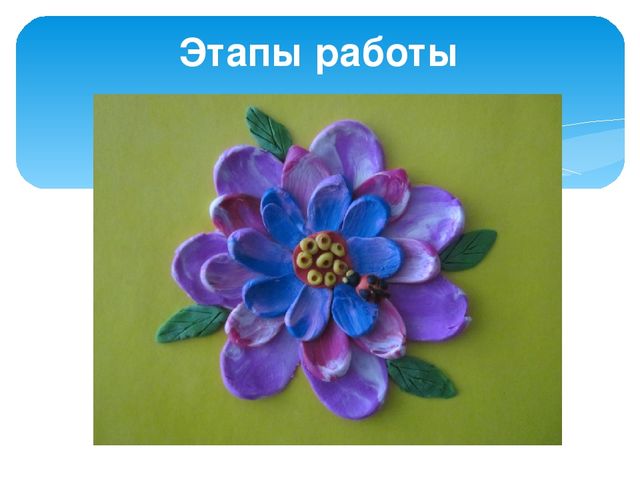 Презентация по предмету "Умелые ручки" в школе будущего первоклассника по теме: "«Пластилиновая живопись. Изделие « Цветочек».