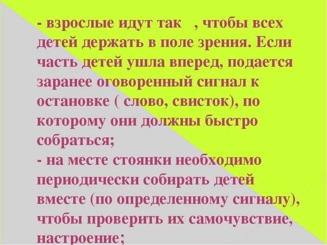 Презентация "Мини-походы в детском саду"