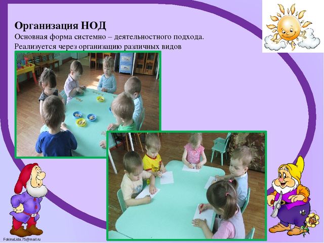 Презентация на тему: «Системно – деятельностный подход, как организация воспитательно – образовательного процесса» 2 младшая группа