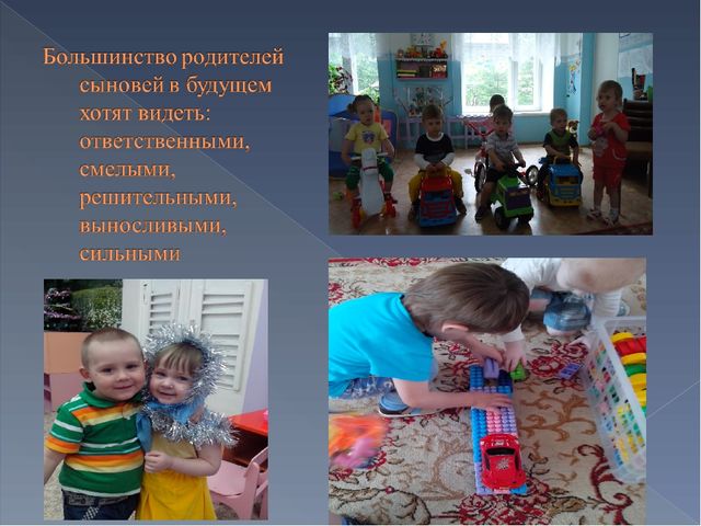 Презентация на тему:Воспитание мужественности и женственности в младшем дошкольном возрасте.