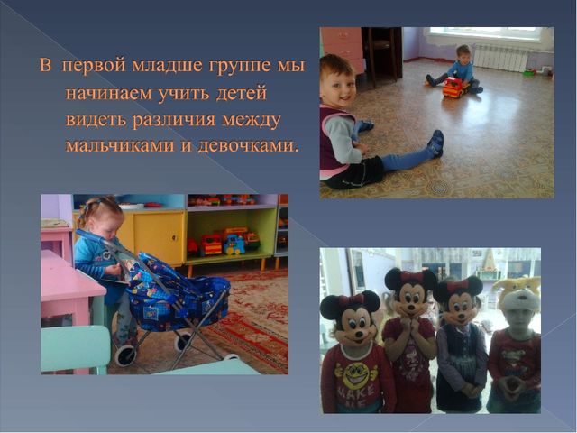 Презентация на тему:Воспитание мужественности и женственности в младшем дошкольном возрасте.
