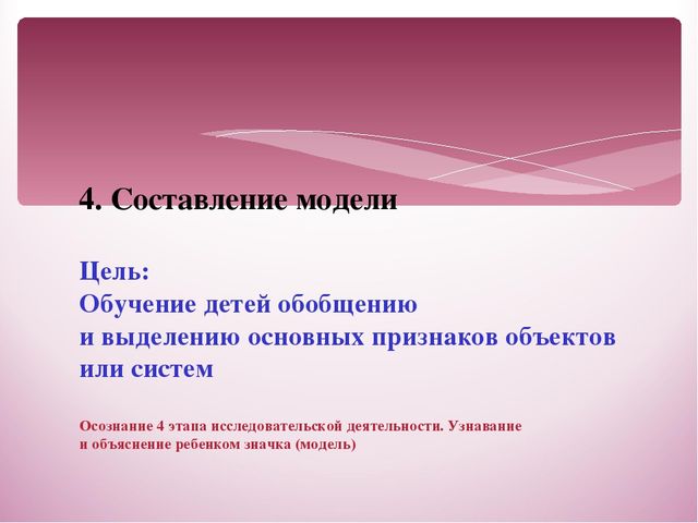 Презентация на тему: "Алгоритм детского проекта"