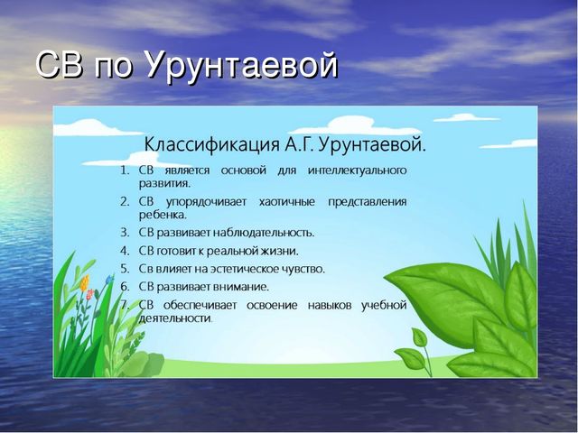 Презентация на тему:"Сенсорное воспитание дошкольников"