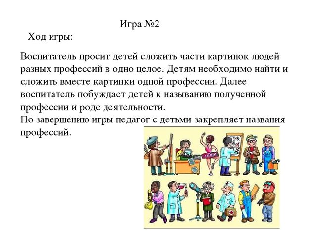 Дидактическая игра с использованием ИКТ-технологий на тему "Профессии детского сада"