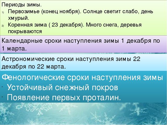 Период наступает. Периоды зимы. Зима. Периоды зимы.. 3 Периода зимы. Сроки зимнего периода.