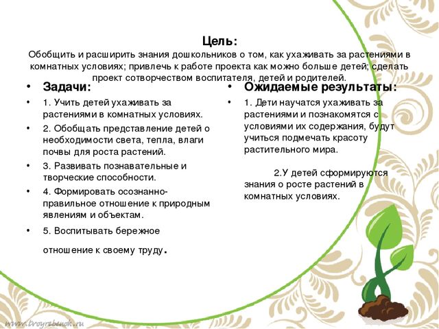 Проект в подготовительной группе "Огород на подоконнике"