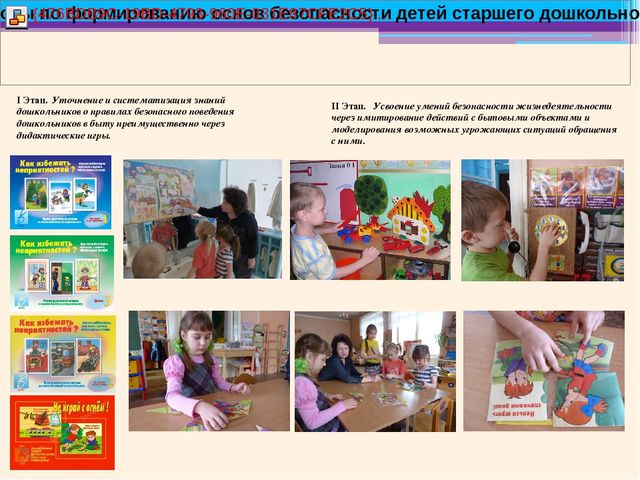 Методическая разработка раздела основной общеобразовательной программы ДОУ Образовательная область «Безопасность»