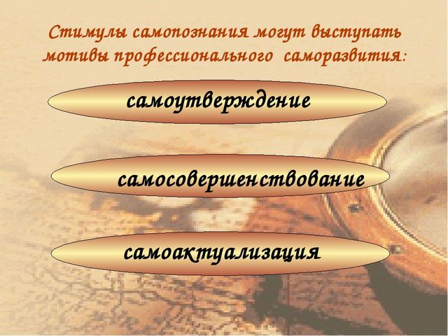 Презентация к тренингу "Самопознание"