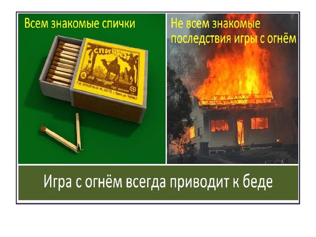 Презентация на тему "Осторожно-огонь"