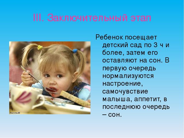 Презентация "Организация, адаптация ребенка в детском саду"