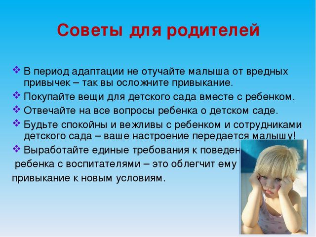Презентация "Организация, адаптация ребенка в детском саду"