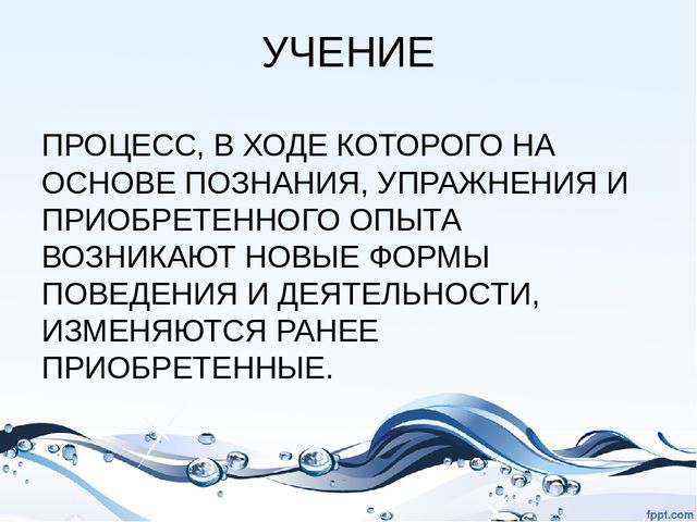 Презентация на тему "Сущность процесса обучения"