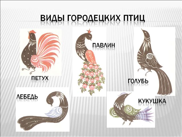 Знакомство дошкольников с городетской росписью