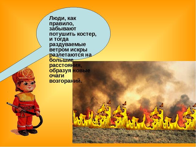 Знакомство детей с правилами пожарной безопасности