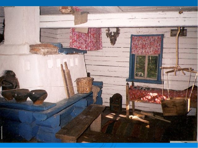 Знакомство дошкольников с интерьером русской избы
