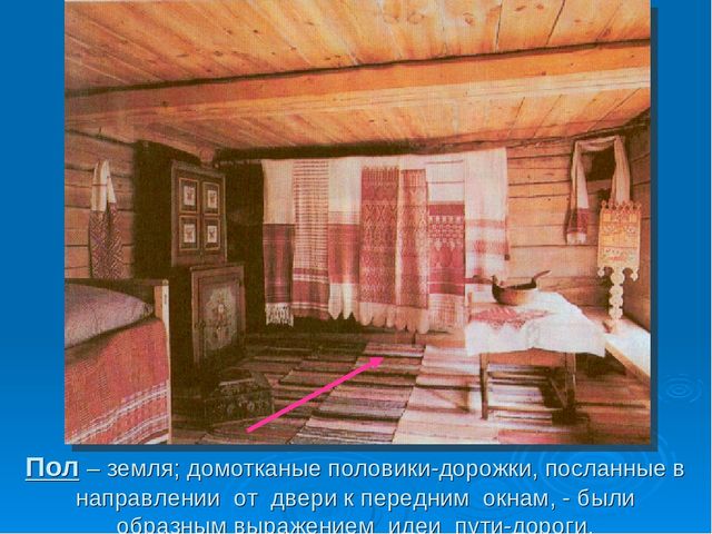 Знакомство дошкольников с интерьером русской избы