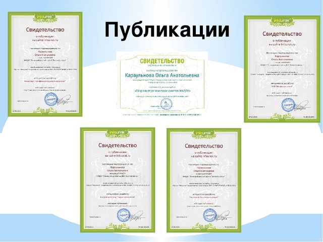 Презентация портфолио "Мои достижения"