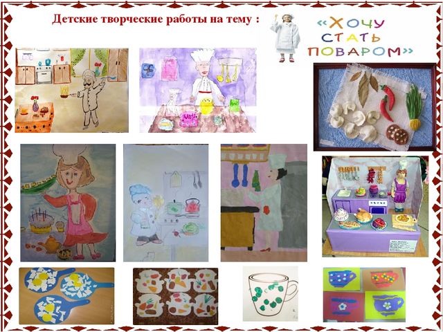 Знакомим детей с профессией "Повар"
