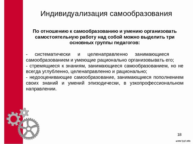 Методическое сопровождение самообразования педагогов ДОО