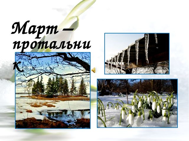 Презентация к занятию по развитию речи и ознакомлению с природой в старшей группе №4 «Весна пришла»