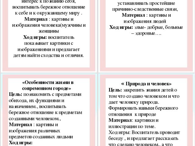 Картотека дидактических игр по нравственно- патриотическому воспитанию