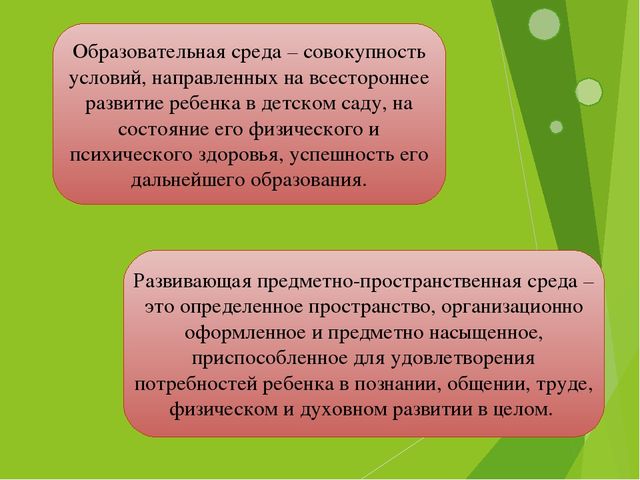 Презентация по теме - предметно-развивающая среда (дошкольники)