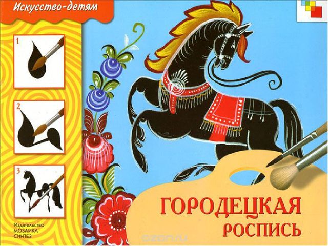 Презентация НОД "рисование" на тему "Городецкая роспись"