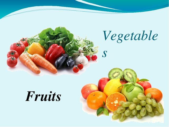 Презентация по английскому языку на тему ''Fruits and Vegetables''