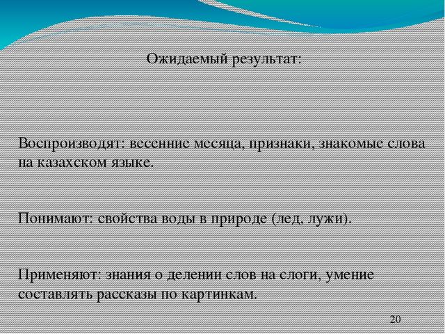 Презентация занятия на тему Весна