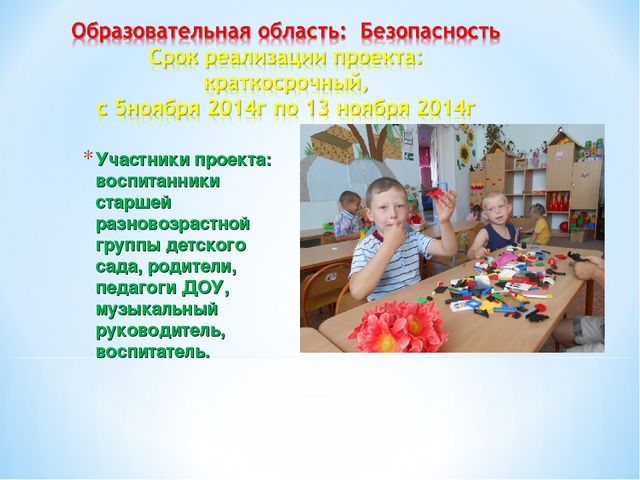 Педагогический проект «Школа дорожных наук»