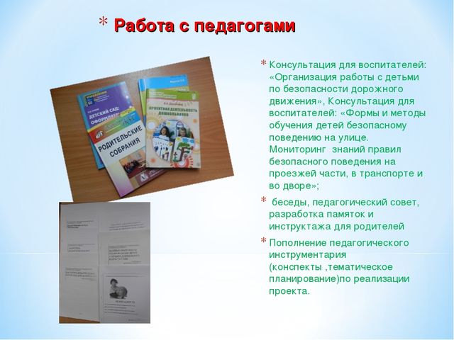 Педагогический проект «Школа дорожных наук»