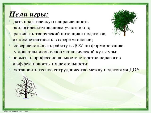 Деловая игра по экологическому воспитанию презентация