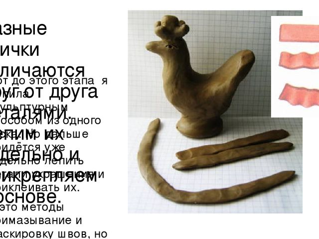 Презентация по лепке старшая группа"Дымковский петух"