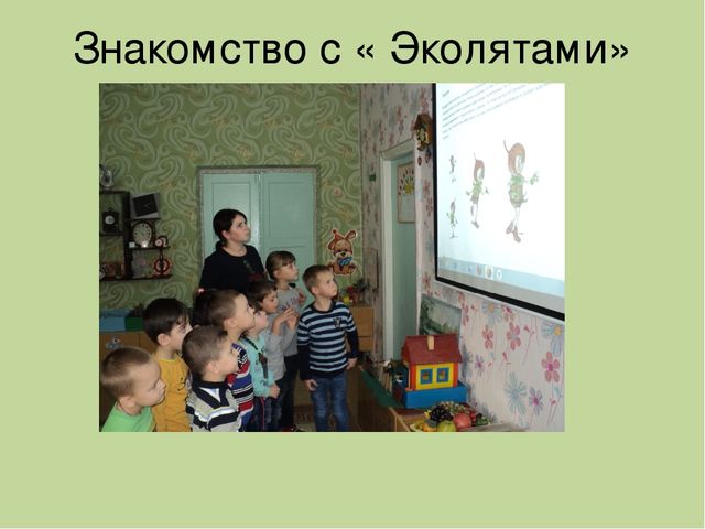 Презентация " Эколята- дошколята"