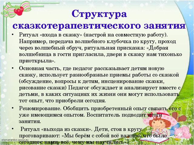 Проект на тему: "Сказкотерапия как средство развития речи детей дошкольного возраста".