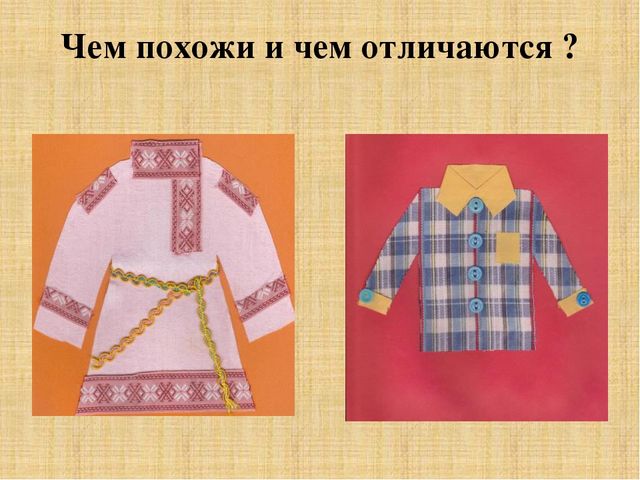 Презентация по познавательному развитию на тему "Народный костюм"