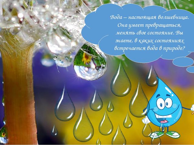Игра-тренажер для детей старших групп "Волшебница-вода"