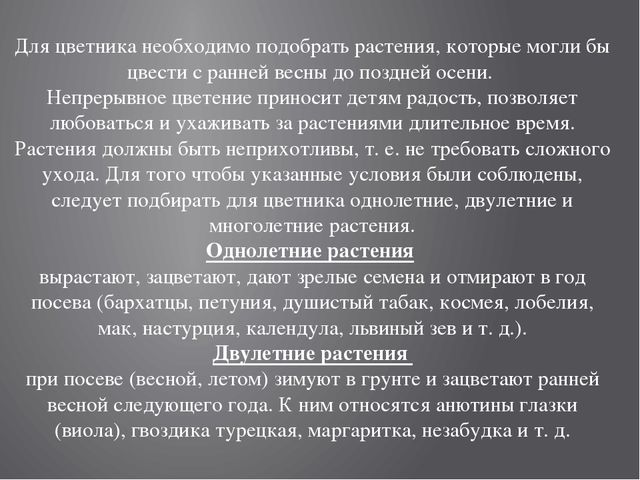 Цветники на территории детского сада