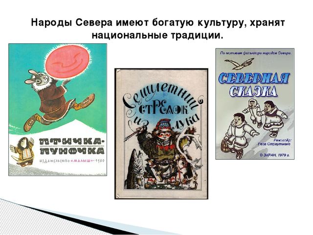 Презентация по окружающему миру "Народы Севера РФ" старшая группа